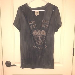 Washed out grey shirt